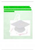 ATI - PN - COMPREHENSIVE EXIT EXAM RETAKE = 2023-2024 = WITH NGN QUESTIONS (ACTUAL EXAM) ATI COMPREHESIVE 2023 EXIT EXAM RETAKE 2023 WITH 100% CORRECT QUESTIONS AND ANSWERS  Option 1- Option2- Lithium toxicity, seizure activity