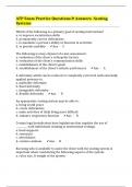 ATP Exam Practice Questions & Answers -Seating Systems