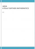 AQA   A-level FURTHER MATHEMATICS Paper 1 May 2023