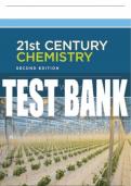 Test Bank For 21st Century Chemistry - Second Edition ©2019 All Chapters - 9781319251710