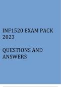 INF1520 EXAM PACK 2024