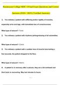 Rasmussen College MDC 4 Final Exam Questions and Answers (2024 / 2025) (Verified Answers)