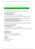 The Electrical Inspection AHIT Exam Questions and Answers