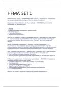 bundle for HFMA CRCR Exam with 100% Correct Answers