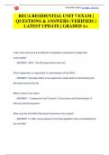 RECA RESIDENTIAL UNIT 7 EXAM |  QUESTIONS & ANSWERS (VERIFIED) |  LATEST UPDATE | GRADED A+