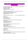 WGU C425 Flashcards Exam Questions and Answers