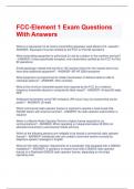 FCC-Element 1 Exam Questions With Answers