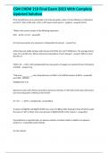 CSM CHEM 210 Final Exam 2023 With Complete Updated Solution If the fuel efficiency of an automobile is 22 miles per gallon, what is its fuel efficiency in Kilometers per liter? ( 1Km= 0.621 mile, 1.00 L=1.057 quarts and 4 quarts = 1 gallon) - answer9.4 Km