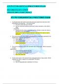 ATI PN FUNDAMENTALS PROCTORED EXAM 2023-2024 EXAM LATEST UPDATE 100% PASS!!! NEW!!! ATI PN FUNDAMENTALS PROCTORED EXAM 1. A confused client with carbon monoxide poisoning experiences dizziness when ambulating to the bathroom. The nurse should: A. Put all 