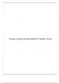 Portage Learning Nutrition BIOD 121 Module 3 Exam