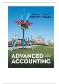 Test Bank for Advanced Accounting, 4th Edition by Robert Halsey Patrick Hopkins (Cambridge)