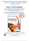 Public Health Nursing: population-Centered Health Care in The Community 10th Edition By Marcia Stanhope Test Bank | Questions & Explained Answers (Scored A+) | 2024 Update