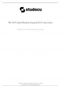 RN VATI ADULT MEDICAL SURGICAL 2019 REAL EXIT EXAM WITH QUESTIONS AND EXPLAINED ANSWERS