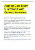 Appian Cert Exam Questions with Correct Answers (1)