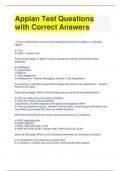 Appian Test Questions with Correct Answers 