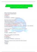 CIDESCO FINAL EXAM LATEST 2023-2024 REAL EXAM 200 QUESTIONS AND C ORRECT ANSWERS (VERIFIED ANSWERS) |AGRADE Which of the following chemicals Consists mainly of hydrocarbons? A. Mineral oil b. olive oil C. Almond oil D. Lavender oil - ANSWER- A mineral oil