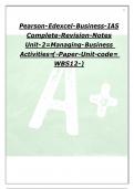 Pearson-Edexcel-Business-IAS Complete-Revision-Notes Unit-2=Managing-Business Activities =(-Paper-Unit-code= WBS12-) 2 This means important key points which can be helpful for the exams. This means definitions of terms. Additional information/explanation.