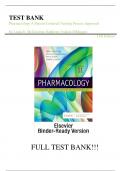 Test Bank For Pharmacology A Patient-Centered Nursing Process Approach 11th Edition by Linda E. McCuistion, Kathleen Vuljoin DiMaggio||ISBN NO:10,0323793150||ISBN NO:13,978-0323793155||All Chapters||Complete Guide A+