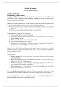 Comprehensive Group Dynamics College Notes (Grade 7.5)