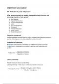 Class notes IGCSE Business Studies 