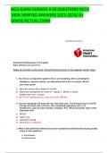 ACLS EXAM VERSION A 50 QUESTIONS WITH  100% VERIFIED ANSWERS 2023-2024/ A+  GRADE/ACTUAL EXAM
