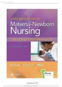 Test Bank: Maternal-Newborn Nursing: The Critical Components of Nursing Care, 4th Edition, Roberta Durham, Linda Chapman