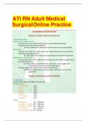 ATI RN Adult Medical  Surgical Online Practice  LATEST UPDATE 2023-2024