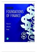 Test Bank For Foundations of Finance, 10th Edition By Arthur Keown, John Martin, William Petty