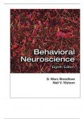 Test Bank For Behavioral Neuroscience, 8th Edition By Marc Breedlove, Neil Watson (Oxford)