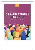 Test Bank For Organizational Behaviour, 3rdEdition ByDaniel, Scott (Oxford)