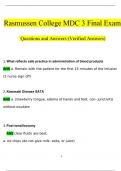 NUR 2502 / NUR2502: Multidimensional Care III / MDC 3 Final Exam Questions and Answers (2024 / 2025) (Verified Answers)