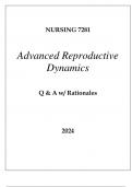 NURSING 7281 ADVANCED REPRODUCTIVE DYNAMICS EXAM Q & A 2024