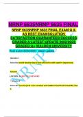 NRNP 6635NRNP 6635 FINAL NRNP 6635NRNP 6635 FINAL EXAM Q & AS BEST EXAMSOLUTION  SATISFACTION GUARANTEED SUCCESS GRADED A LATEST UPDATE 2022/2023  GRADED A+ WALDEN UNIVERSITY Real exam 2023/2024 latest update Question 1 Select the mental function that is 