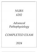 NURS6202 ADVANCED PATHOPHYSIOLOGY EXAM Q & A WITH RATIONALES 2024.