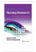 Test Bank For Essentials of Nursing Research, Appraising Evidence for Nursing Practice, 10th Edition By Denise Polit, Cheryl Beck (LWW)