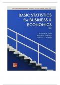 Solution Manual for Basic Statistics in Business and Economics, 10th Edition By Douglas Lind, William Marchal, Samuel Wathen