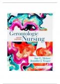 Test Bank - Gerontologic  Nursing, 6th Edition  (Meiner, 2019), Chapter 1- 29 | All Chapters 2024 NEWEST VERSION | GUARANTEED PASS | GRADED A