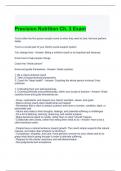 Precision Nutrition Ch. 3 Exam Questions and Answers (Graded A)