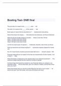 Boating Test- DNR final