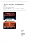 Samenvatting Operations Management - OM - 2025