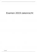 samenvatting zakenrecht   examen januari   herexamen augustus