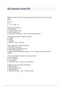 G2 practice exam #2 Questions And Answers 