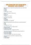 ABO EXAM PRE-TEST EXAM WITH ANSWERS 100% CORRECT  