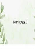 Samenvatting introductie ecologie kennistoets 1, pwp weergave