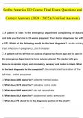 SCRIBE AMERICA ED Course Final Exam Questions and Answers 2024 (Verified Answers).