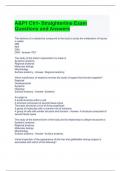 A&P1 Ch1- Straighterline Exam Questions and Answers -Graded A