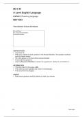 #O C R A Level English Language H470/01 Exploring language MAY 2023