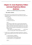 Chapter 32: Acute Respiratory Failure and Acute Respiratory Distress Syndrome Harding: Lewis’s Medical-Surgical Nursing, 12th Edition