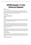 APUSH Chapter 17 (The American Pageant) Questions & Answers: Guaranteed A+ Guide