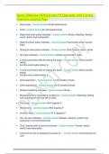 Sports Medicine HOSA Exam (93 Questions with Correct Answers) Assured Pass..